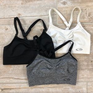 3 Champion seamless sports bras XS